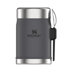 Stanley Legendary Food Jar 0,40L Kaşıklı Charcoal görseli 1
