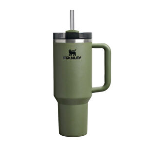 Stanley The Quencher Flowstate Tumbler Pipetli Termos Bardak 1,18L Dried Pine görseli 1