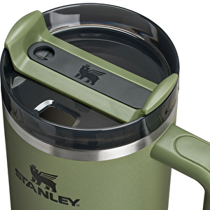 Stanley The Quencher Flowstate Tumbler Pipetli Termos Bardak 1,18L Dried Pine görseli 3