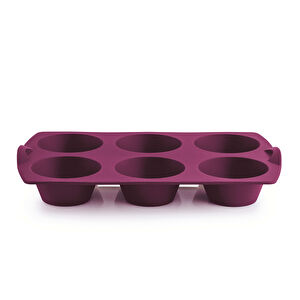 Tupperware Silikon 6'lı Muffin Kalıbı görseli 1