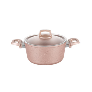 Emsan Brava 14 Parça Granit Tencere Seti Golden Pink görseli 4