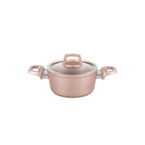 Emsan Brava 14 Parça Granit Tencere Seti Golden Pink görseli 5