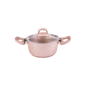 Emsan Arven 7 Parça Pink Granit Tencere Seti görseli 3