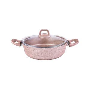 Emsan Arven 7 Parça Pink Granit Tencere Seti görseli 5