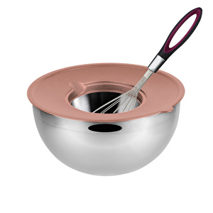 Emsan Demre 3 in 1 Golden Pink Çok Amaçlı Karıştırma ve Saklama Kabı görseli 2