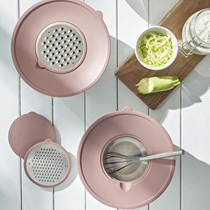 Emsan Demre 3 in 1 Golden Pink Çok Amaçlı Karıştırma ve Saklama Kabı görseli 7