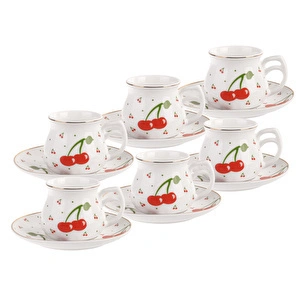 Emsan Küpeli 6 Kişilik Kahve Fincanı Takımı 80 ml görseli 4