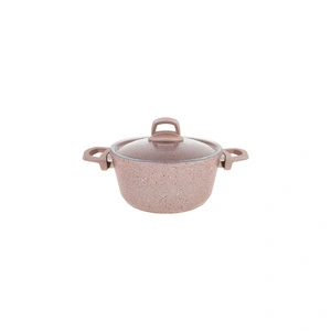 Emsan Premium-S Pro Gold Pink 7 Parça Granit Tencere Seti görseli 6