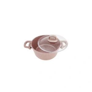 Emsan Premium-S Pro Gold Pink 7 Parça Granit Tencere Seti görseli 7