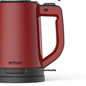 Emsan Handy Pro Kırmızı Çay Makinesi görseli 4