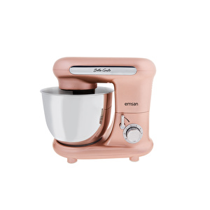 Emsan Bella Gusto Mini Golden Pink Stand Mikser Mutfak Şefi 800W 3,5 Lt görseli 3