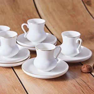 Emsan Aydos 6 Kişilik Kahve Fincan Takımı 90 ml görseli 8