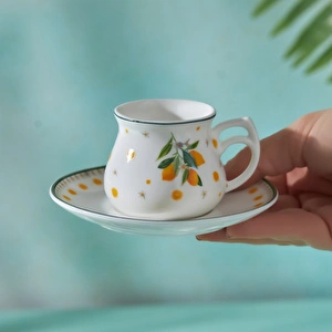 Emsan Limon 6 Kişilik Kahve Fincan Takımı görseli 2