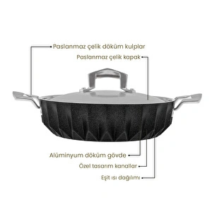 Emsan Diagon 26 cm Pilav/Karnıyarık Tencere görseli 5