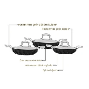 Emsan Diagon 6 Parça Sahan Set görseli 7