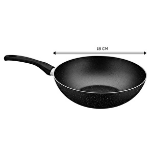 Emsan Paprika Wok Tava 18 cm görseli 2