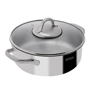Emsan Steel Force Pilav/Karnıyarık Tencere 22 cm görseli 3