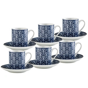 Emsan Blue Star 6 Kişilik Kahve Fincan Takımı 90 ml görseli 3