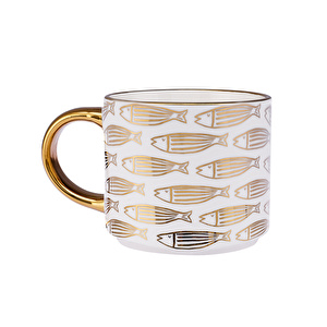 Emsan Elegant Fish Kupa 435 ml Gold görseli 5