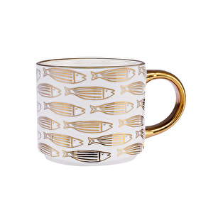 Emsan Elegant Fish Kupa 435 ml Gold görseli 3