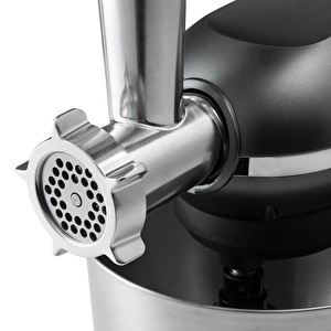 Emsan Bella Gusto Comfort Kıyma Çekme Aparatlı Hamur Yoğurma Makinesi Gri 1300W 5,5L görseli 10