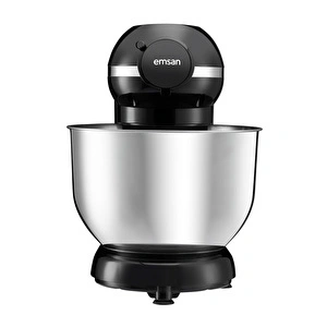 Emsan Bella Gusto Comfort Kıyma Çekme Aparatlı Hamur Yoğurma Makinesi Siyah 1300W 5,5L görseli 5