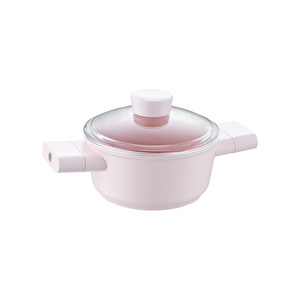 Emsan Swiss Crystal 7 Parça Tencere Seti Pembe görseli 6
