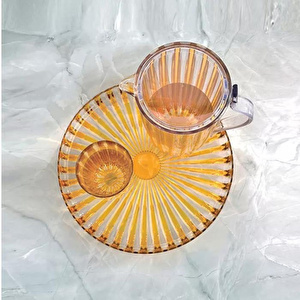 Guzzini Dolce Vita Yuvarlak Tepsi 31 cm Amber  görseli 3