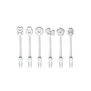 Guzzini Cutlery 6'lı Meze Çatal Takımı Şeffaf görseli 1