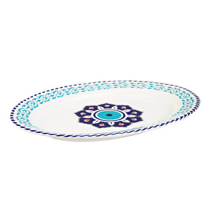 Karaca Mai Selçuklu Serisi Oval Tabak 36 cm görseli 2
