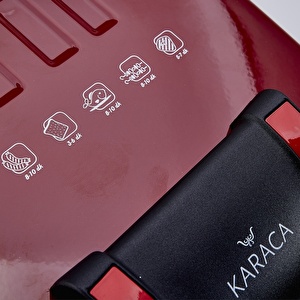 Karaca Future Granit Kırmızı Izgara ve Tost Makinesi 1800W görseli 4