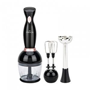 Karaca Pro-Midi 3lü Blender Set Black Rose görseli 11