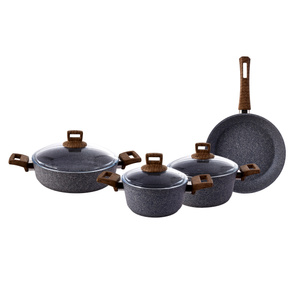 Karaca Prime Bio Granit 7 Parça Tencere Seti görseli 1