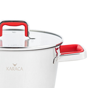 Karaca Merlot 8 Parça Çelik İndüksiyon Tabanlı Tencere Seti New görseli 7