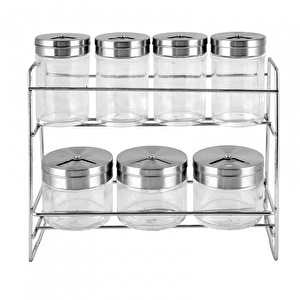 Karaca Steel 8 Parça Cam Baharat Takımı görseli 3