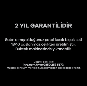 Karaca X6 84 Parça 12 Kişilik Kutulu Çatal Kaşık Bıçak Takımı görseli 2
