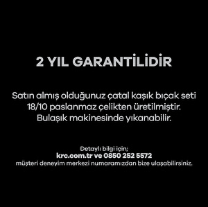 Karaca 84 Parça Kutulu Çatal Kaşık Bıçak Takımı Satin görseli 2