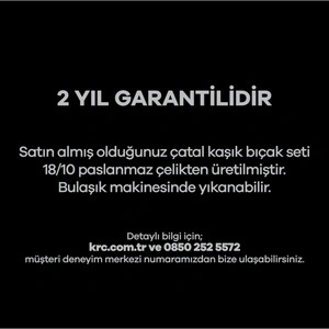 Karaca New 84 Parça 12 Kişilik Kutulu Dora Çatal Kaşık Bıçak Takımı 6051 görseli 9