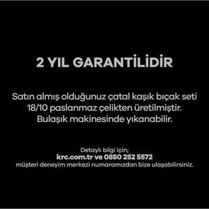 Karaca Everest Silver 84 Parça Kutulu Çatal Kaşık Bıçak Takımı görseli 8