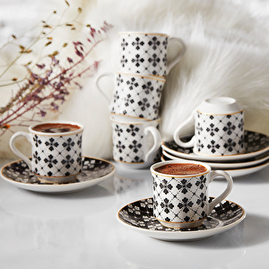 Apricot Eylem 6 Kişilik Kahve Fincanı Takımı görseli 1