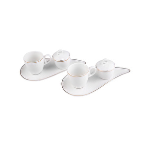 Karaca Leaf 2 Kişilik Kahve Fincanı Takımı 70 ml görseli 6