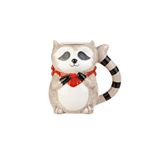 Karaca Animal Raccoon Mug New görseli 1