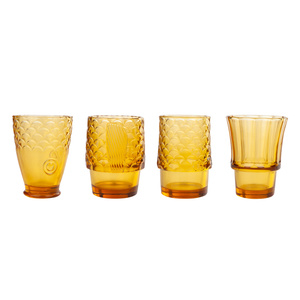 Karaca Fish 4lü Amber Meşrubat Bardağı görseli 2
