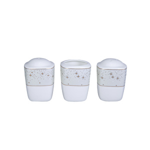 Karaca Fine Pearl Antares 62 Parça 12 Kişilik İnci Yemek Takımı Kare görseli 12