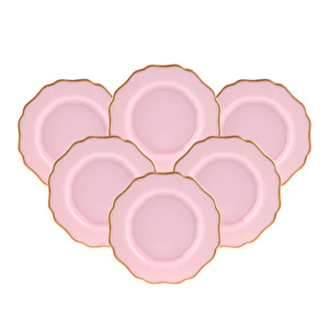 Karaca Empire Pembe 6lı Pasta Takımı görseli 4
