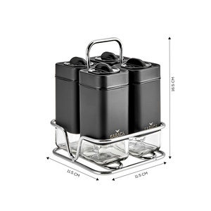 Karaca Avangart Black Gold 5 Parça Baharat Takımı görseli 2