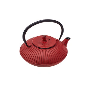 Karaca Japanese Döküm Demlik-Teapot 800 ml Kırmızı görseli 4
