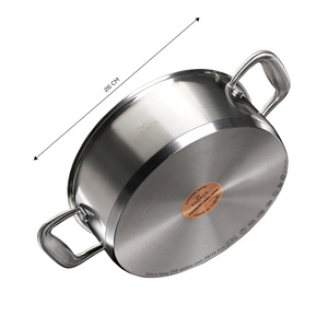 Karaca Tottori 3Ply PowerSteel 316+ Çelik Karnıyarık Tencere 26 cm 3 görseli 5