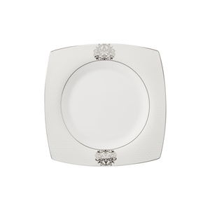 Karaca Fine Pearl Shinning 14 Parça 6 Kişilik Kare İnci Kahvaltı/Servis Takımı görseli 2