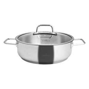 Karaca Galaxy Çelik Pilav/Karnıyarık Tencere 28 cm 4,5 Lt görseli 2
